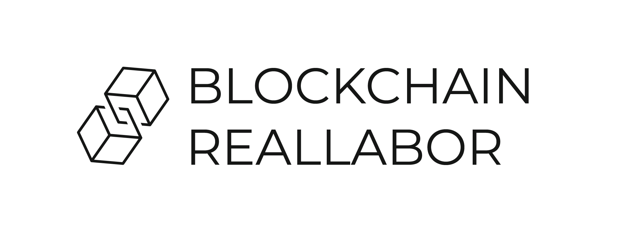 Logo, Schriftzug Blockchain Reallabor
